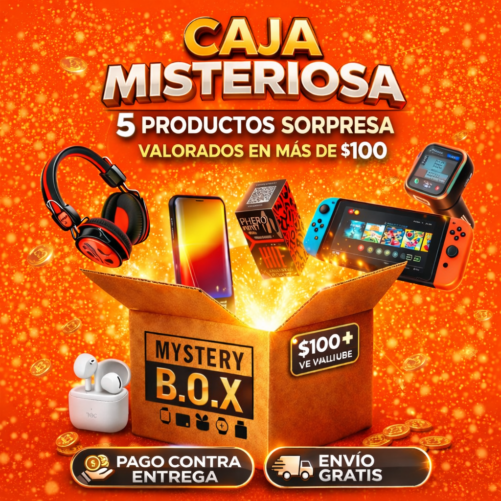 Mistery Box – Caja Misteriosa 4 Ítems